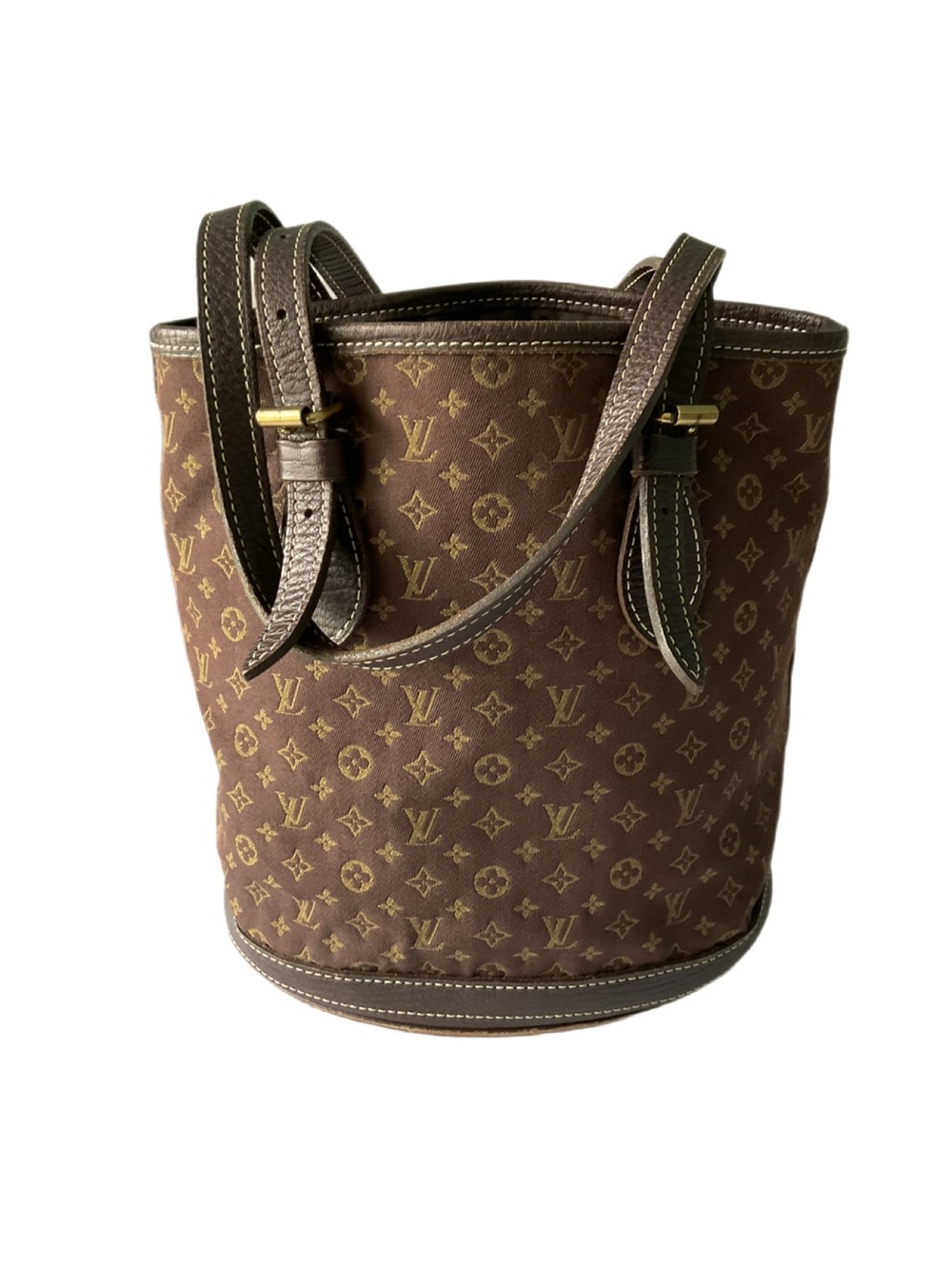 Louis Vuitton Monogram Mini Lin Bucket PM - Ebene  2006 Excellent condition